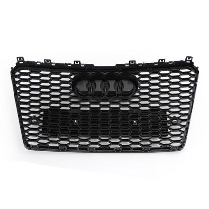 2010-2015 Audi A7 S7 Grill Replacement RS7 Style Honeycomb Sport Mesh Hex Black Grille