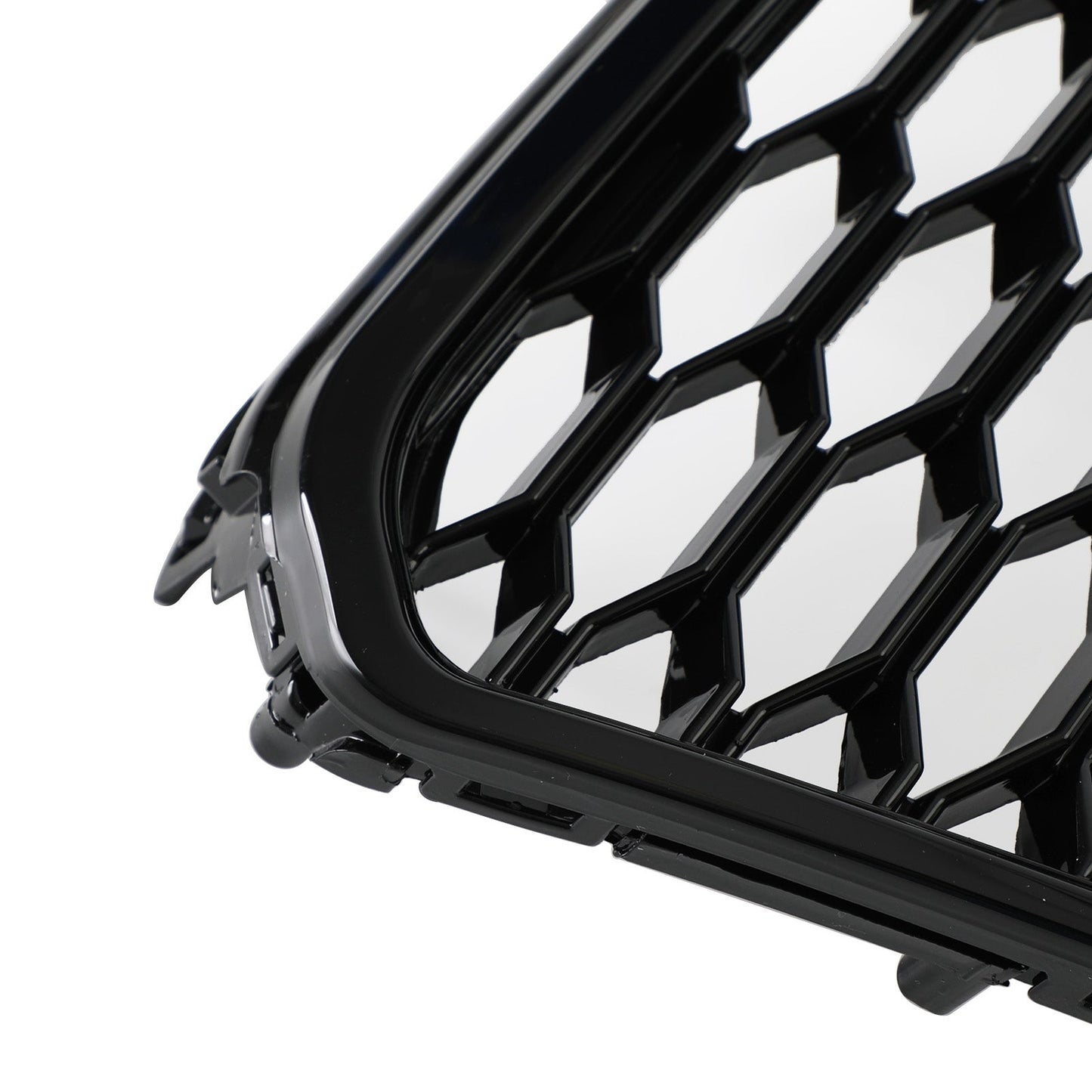 2010-2015 Audi A7 / A7 Sline / S7 RS7 Style Grille Honeycomb Sport Frpnt Bumper Glossy Black Grille