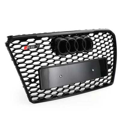 2010-2015 Audi A7 S7 Grill Replacement RS7 Style Honeycomb Sport Mesh Hex Black Grille