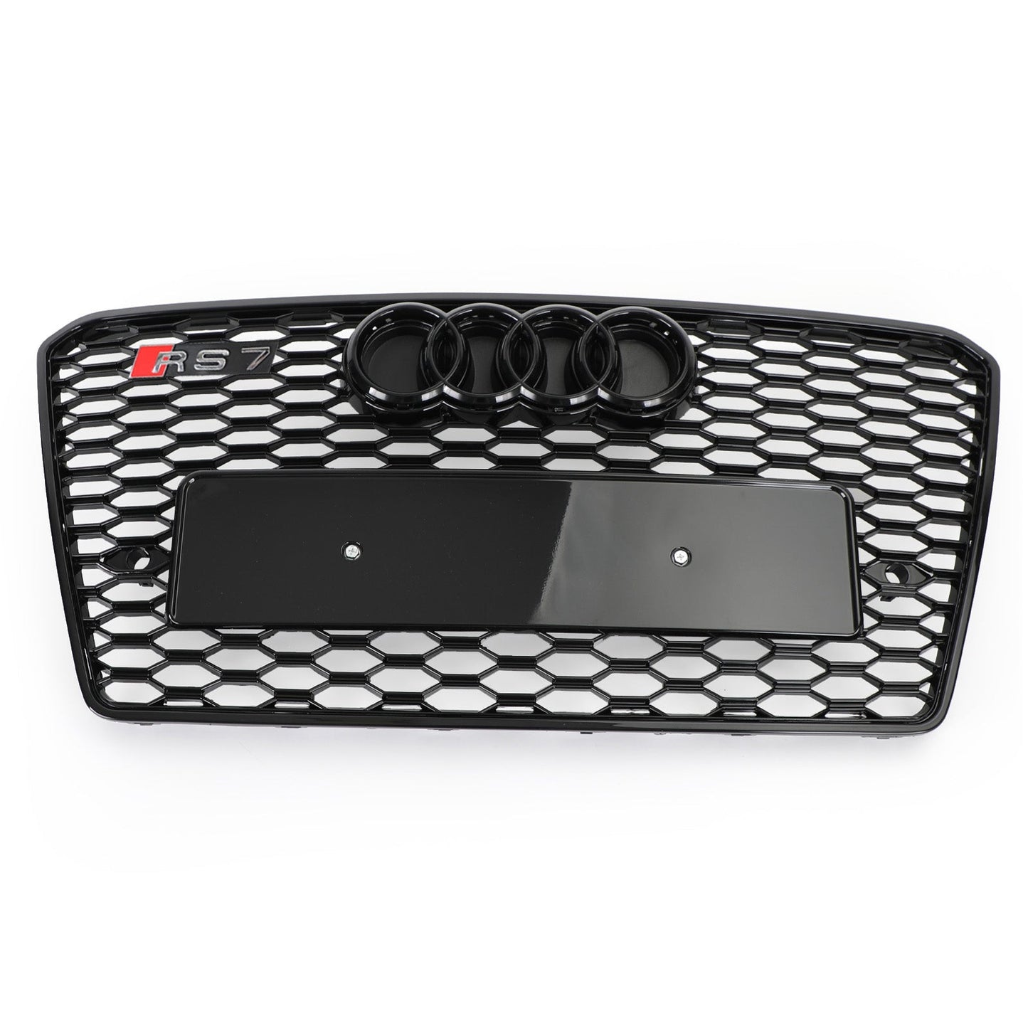 2010-2015 Audi A7 S7 Grill Replacement RS7 Style Honeycomb Sport Mesh Hex Black Grille