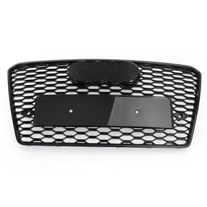 2010-2015 Audi A7 S7 Grill Replacement RS7 Style Honeycomb Sport Mesh Hex Black Grille