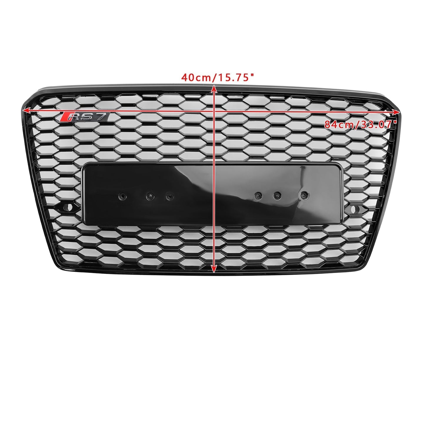 2012-2015 Audi A7/S7 RS7 Style Honeycomb Sport Mesh Hex Grill Grille Black
