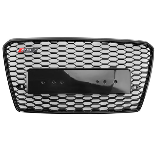 2012-2015 Audi A7/S7 RS7 Style Honeycomb Sport Mesh Hex Grill Grille Black