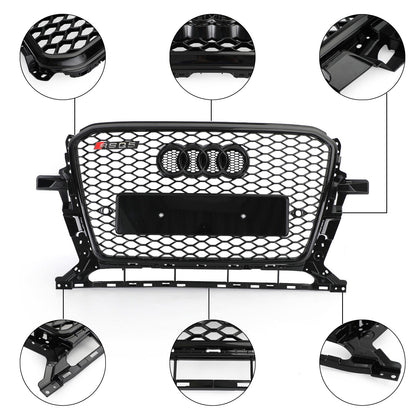 2013-2017 Audi Q5 SQ5 8R RSQ5 / SQ5 / Q5 Style Grill Front Bumper Replacement Grille