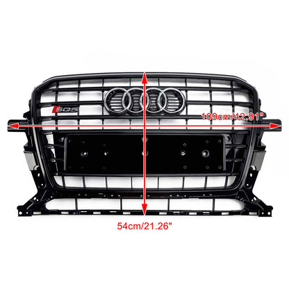 2013-2017 Audi Q5 SQ5 8R RSQ5 / SQ5 / Q5 Style Grill Front Bumper Replacement Grille