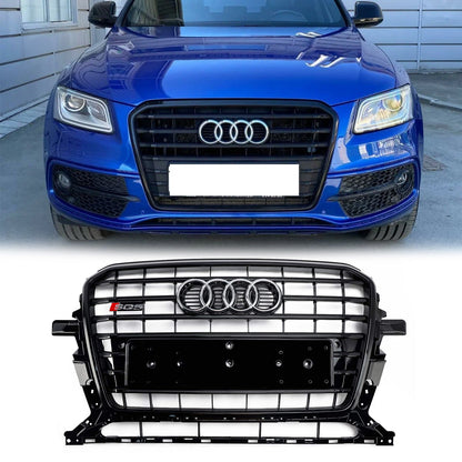 2013-2017 Audi Q5 SQ5 8R RSQ5 / SQ5 / Q5 Style Grill Front Bumper Replacement Grille