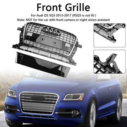 2013-2017 Audi Q5 SQ5 8R RSQ5 / SQ5 / Q5 Style Grill Front Bumper Replacement Grille