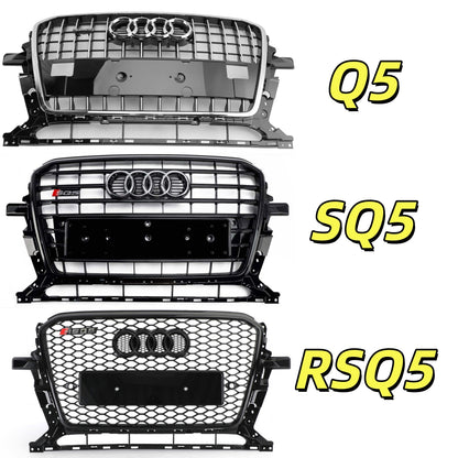 2013-2017 Audi Q5 SQ5 8R RSQ5 / SQ5 / Q5 Style Grill Front Bumper Replacement Grille