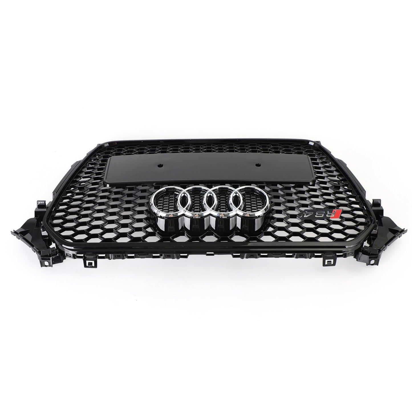 2012 2013 2014 2015 2016 Audi A4 / A4 Sline / S4 B8.5 RS4 Style Gloss Black Grill Honeycome Mesh Sport Hex Front Grille W/ Emblem