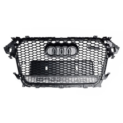 2012-2016 Audi A4/S4 B8.5 With Quattro RS4 Style Front Bumper Grill Replacement Black Grille