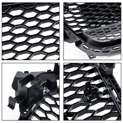 2012-2016 Audi A4/S4 B8.5 With Quattro RS4 Style Front Bumper Grill Replacement Black Grille