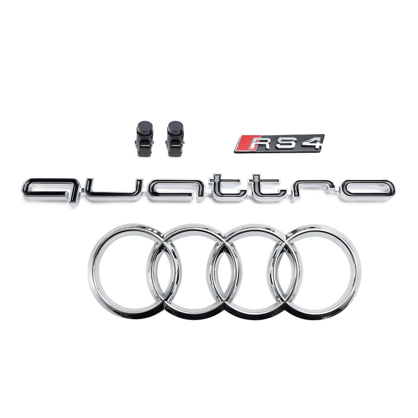 2012-2016 Audi A4/S4 B8.5 With Quattro RS4 Style Front Bumper Grill Replacement Black Grille