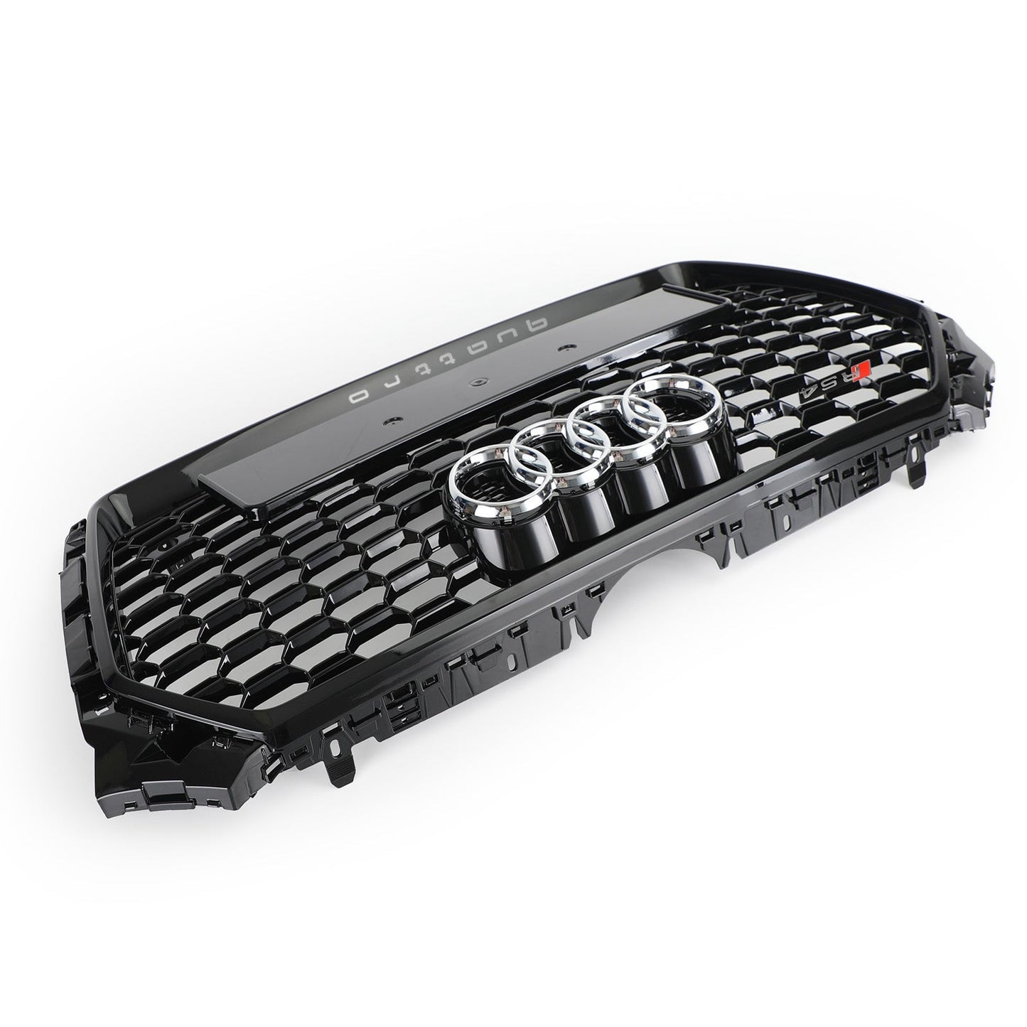 2016-2019 Audi A4/S4 B9 Honeycomb Grill RS4 Style Mesh Hex Grille Replacement Black Grill