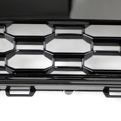 2016-2019 Audi A4/A4 S-Line/S4 B9 RS4 Style Grill Gloss Black Front Bumper Honeycomb Grille