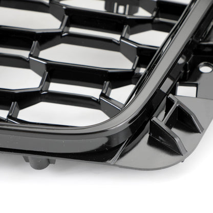 2016 2017 2018 2019 Audi A4 / A4 S-Line / S4 B9 RS4 Style Front Bumper Grill Gloss Black Honeycomb Grille