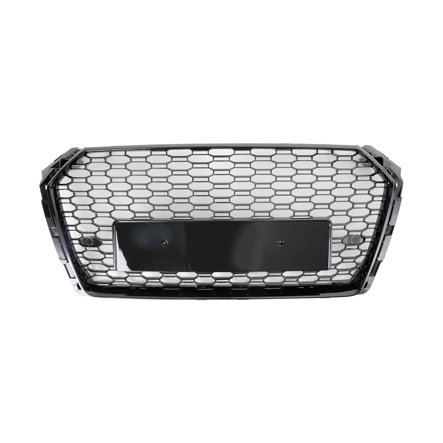 2016-2019 Audi A4 / A4 S-Line / S4 B9 RS4 Style Honeycomb Mesh Grill Front Bumper Gloss Black Grille