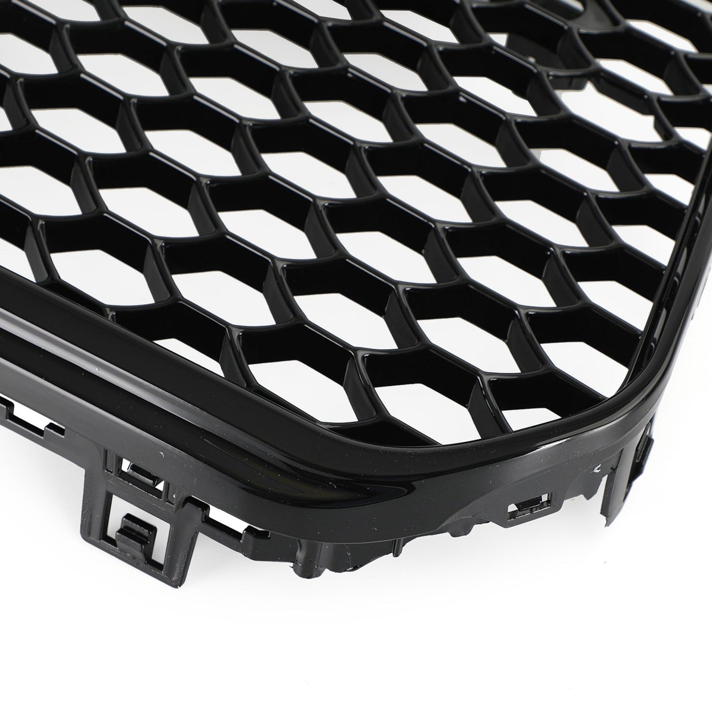 2012-2016 Audi A5 S5 B8.5 Grill Replacement RS5 Style Honeycomb Hex Mesh Front Bumper Black Grille