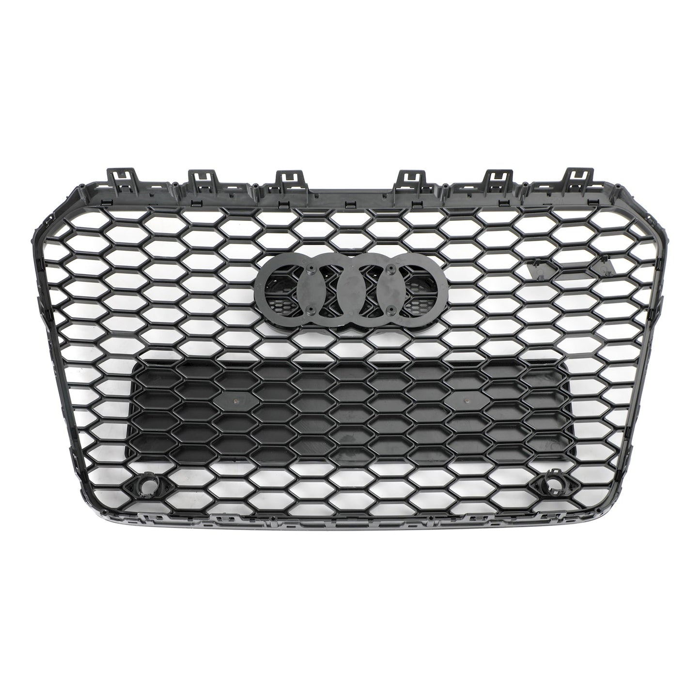 2012-2016 Audi A5 S5 B8.5 Grill Replacement RS5 Style Honeycomb Hex Mesh Front Bumper Black Grille