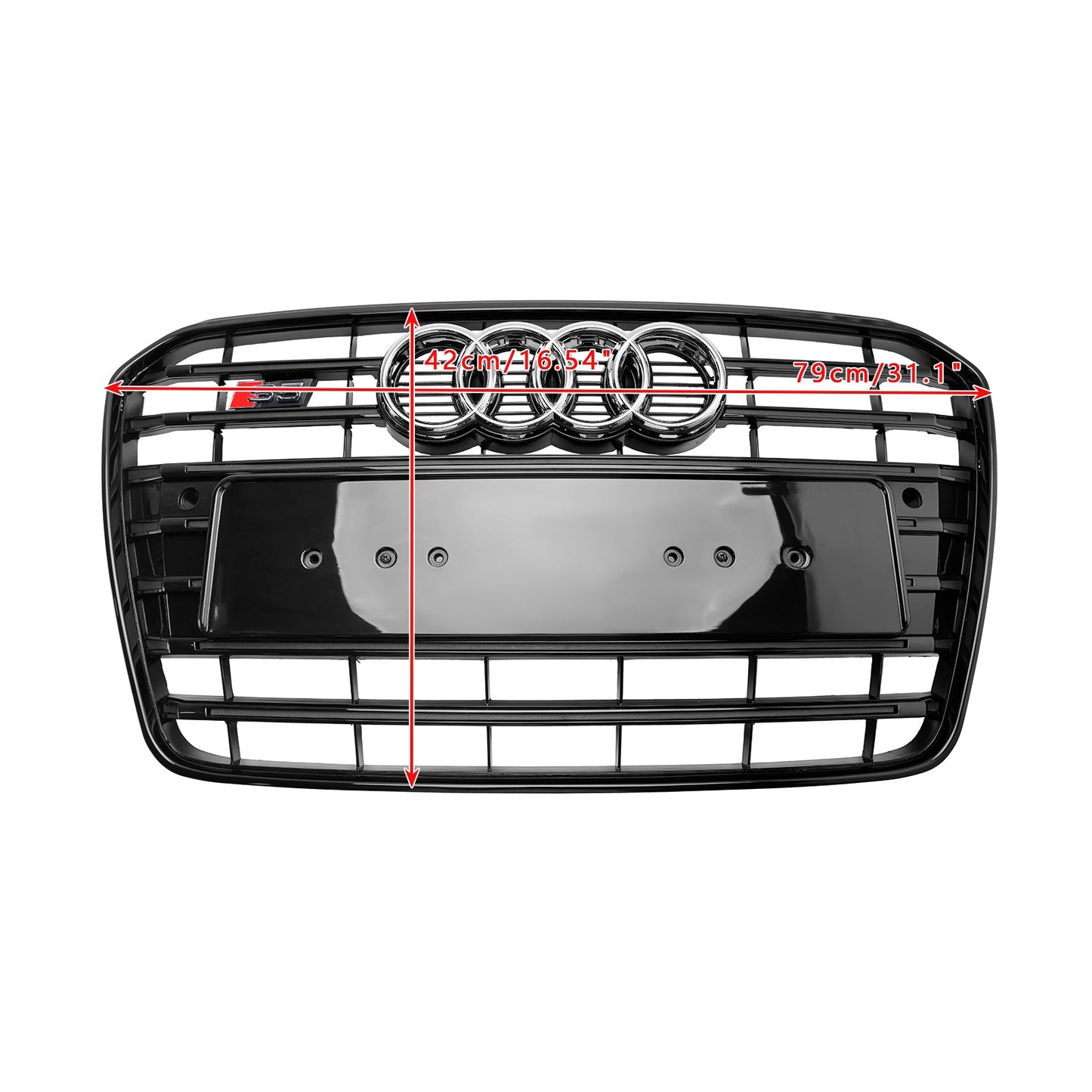 2012-2016 Audi A5 / A5 Sline / S5 B8.5 RS5 / S5 Style Grill Front Bumper Glossy Black Grille