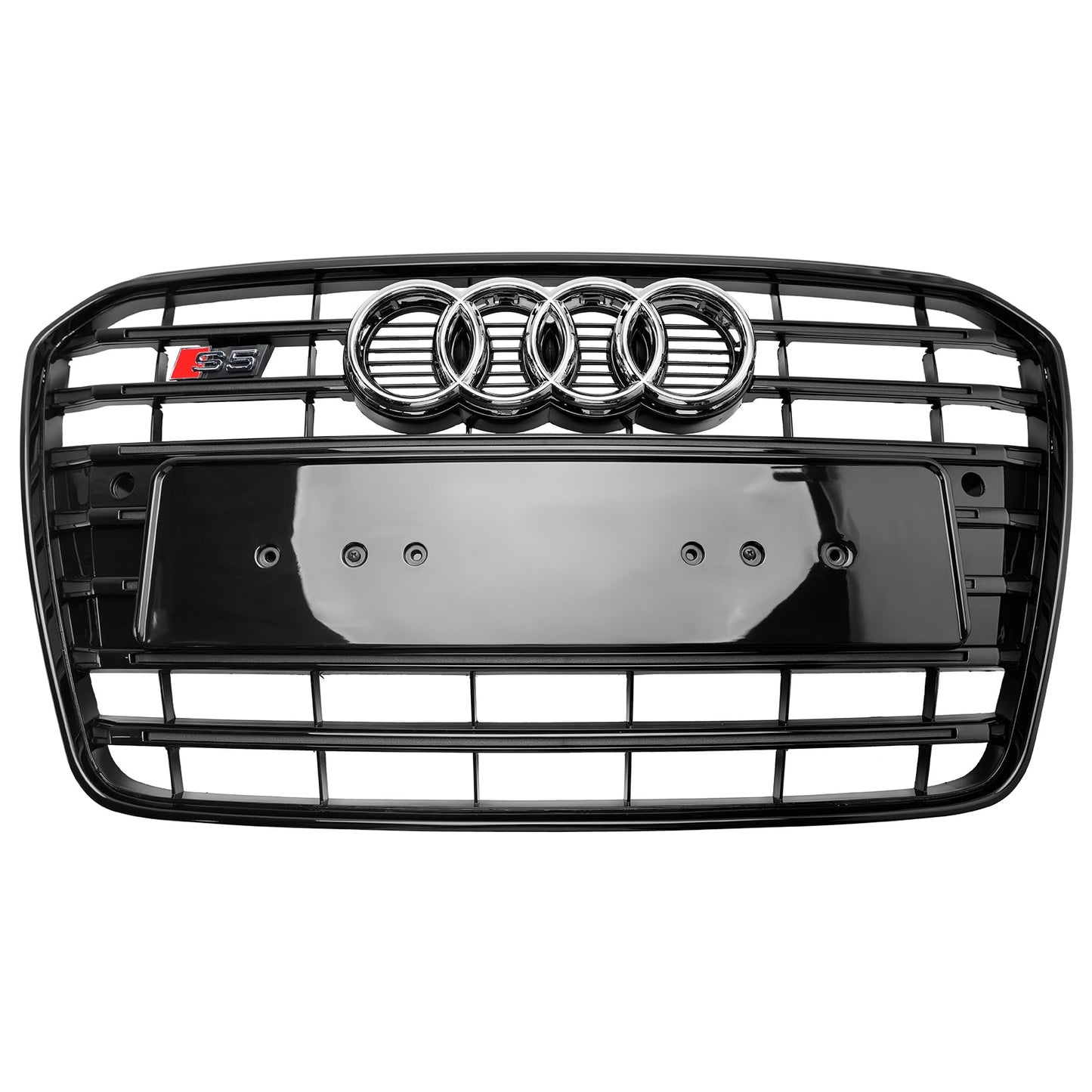 2012-2016 Audi A5 / A5 Sline / S5 B8.5 RS5 / S5 Style Grill Front Bumper Glossy Black Grille