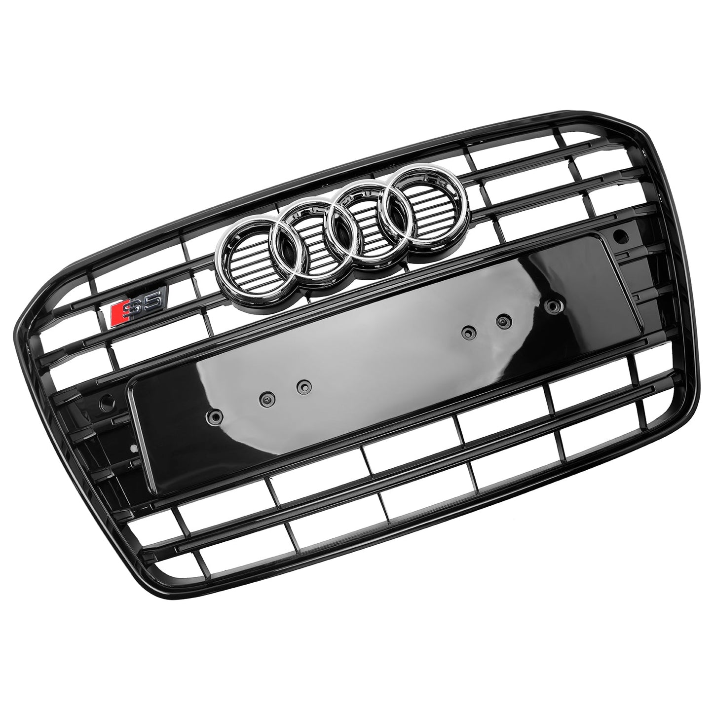 2012-2016 Audi A5 / S5 B8.5 S5 Style Front Bumper Grille Black Replacement Grille