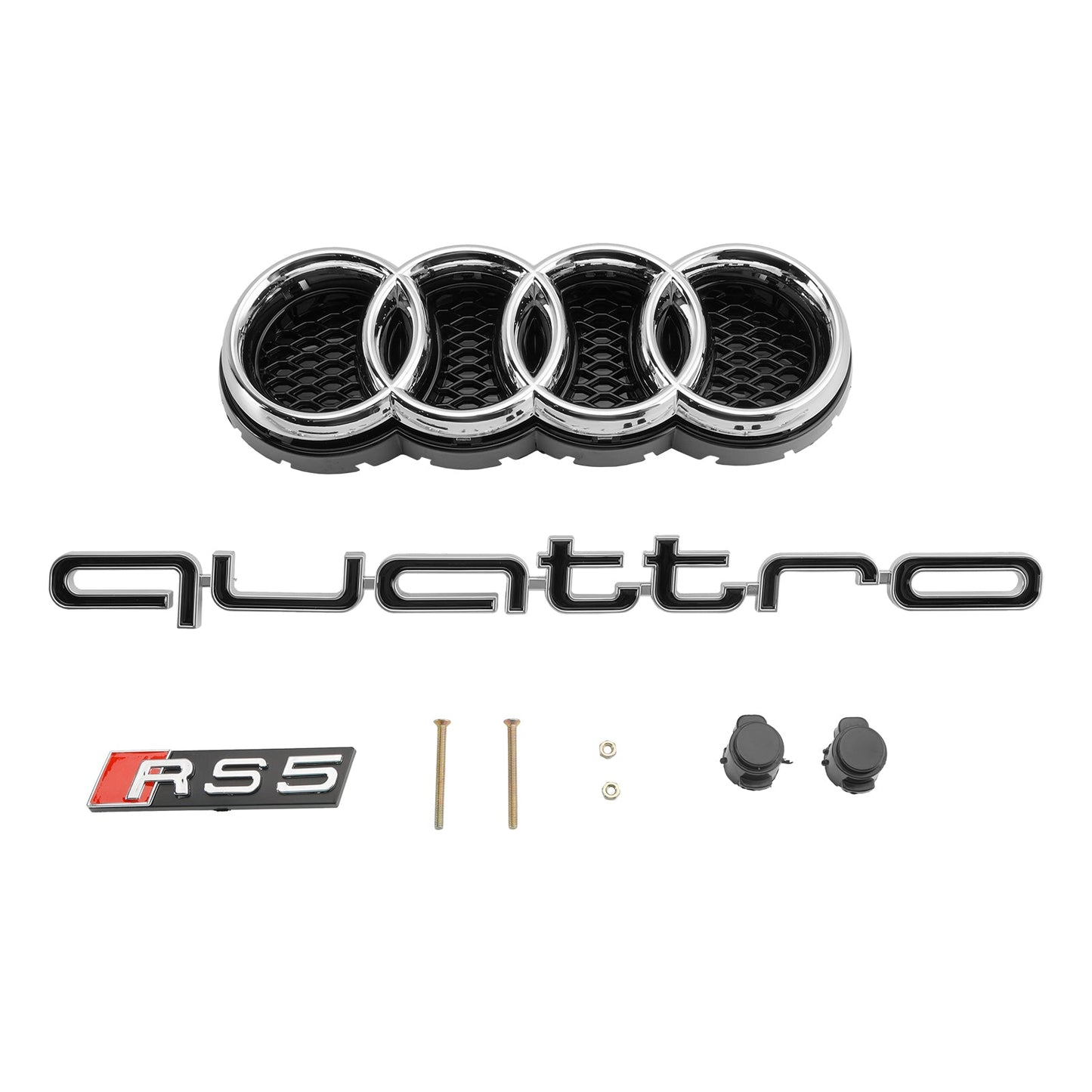 2012-2016 Audi A5 / A5 Sline / S5 B8.5 RS5 / S5 Style Grill Front Bumper Glossy Black Grille