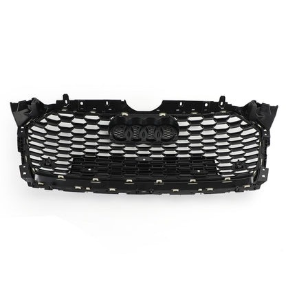 2017 2018 2019 Audi A5 / A5 Sline / S5 B9 RS5 Style Honeycomb Sport Mesh Hex Grille Front Bumper Glossy Black Grill