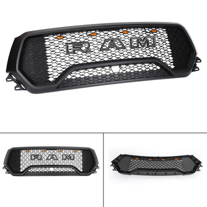 2019-2024 Dodge Ram 1500 TRX Style LED Honeycomb Grill Front Upper Hood Grill