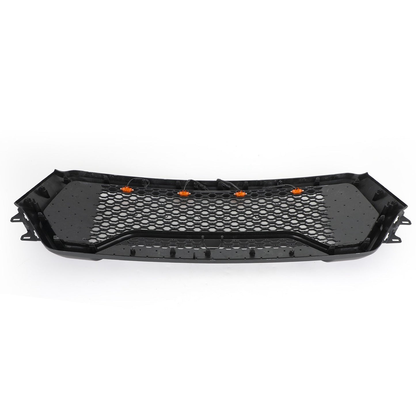 2019-2024 TRX Style Dodge Ram 1500 Matte Black Front Grill Air Intake Radiator Bumper Grille W/ Letter + LED Light