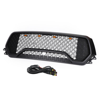 Ram 1500 2019-2024 Dodge Grill TRX Style LED Honeycomb Front Upper Hood Grill Generic