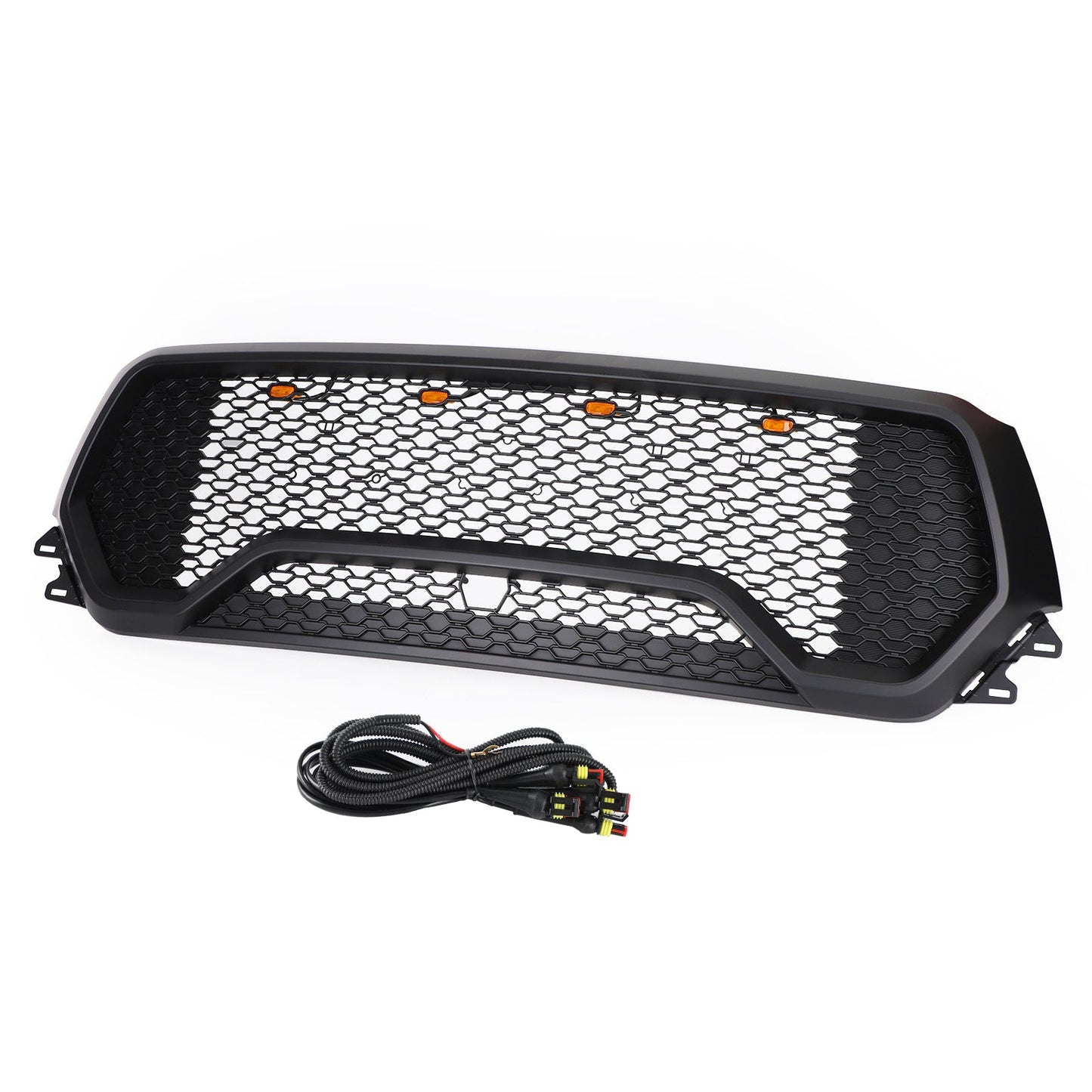 2019-2024 Dodge Ram 1500 TRX Style LED Honeycomb Grill Front Upper Hood Grill