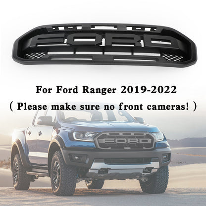 2019-2023 Ford Ranger Raptor Style Front Bumper Grill Replacement Black Generic
