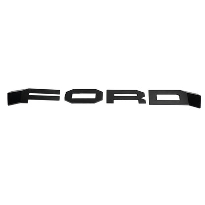 2019-23 Ford Ranger Raptor Style Black Front Bumper Grill Replacement