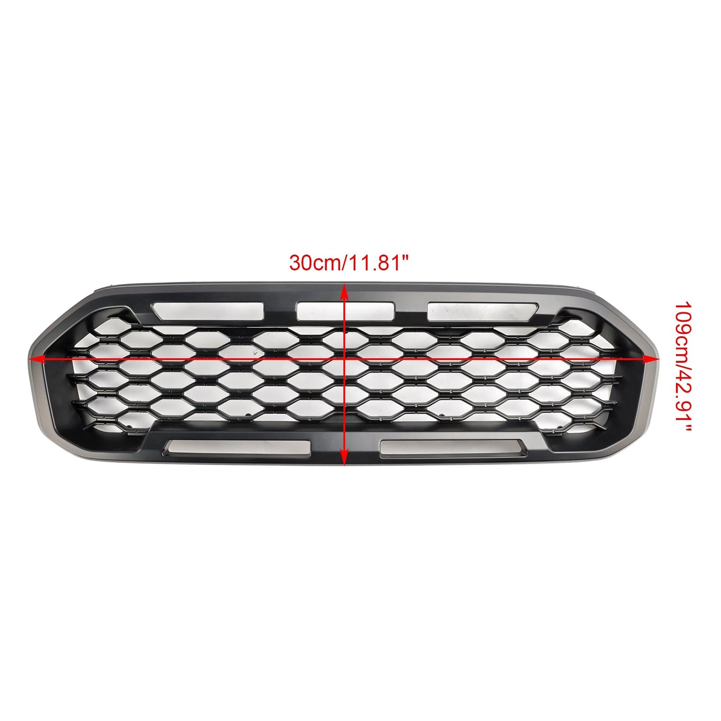 2019-2023 Ford Ranger Front Bumper Grill Raptor / Honeycomb / Mesh Style Black Grille