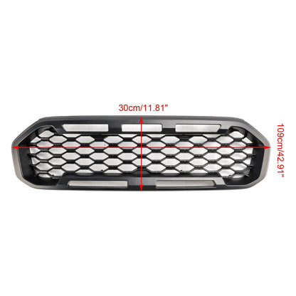 2019-2023 Ford Ranger Front Bumper Grill Raptor / Honeycomb / Mesh Style Black Grille