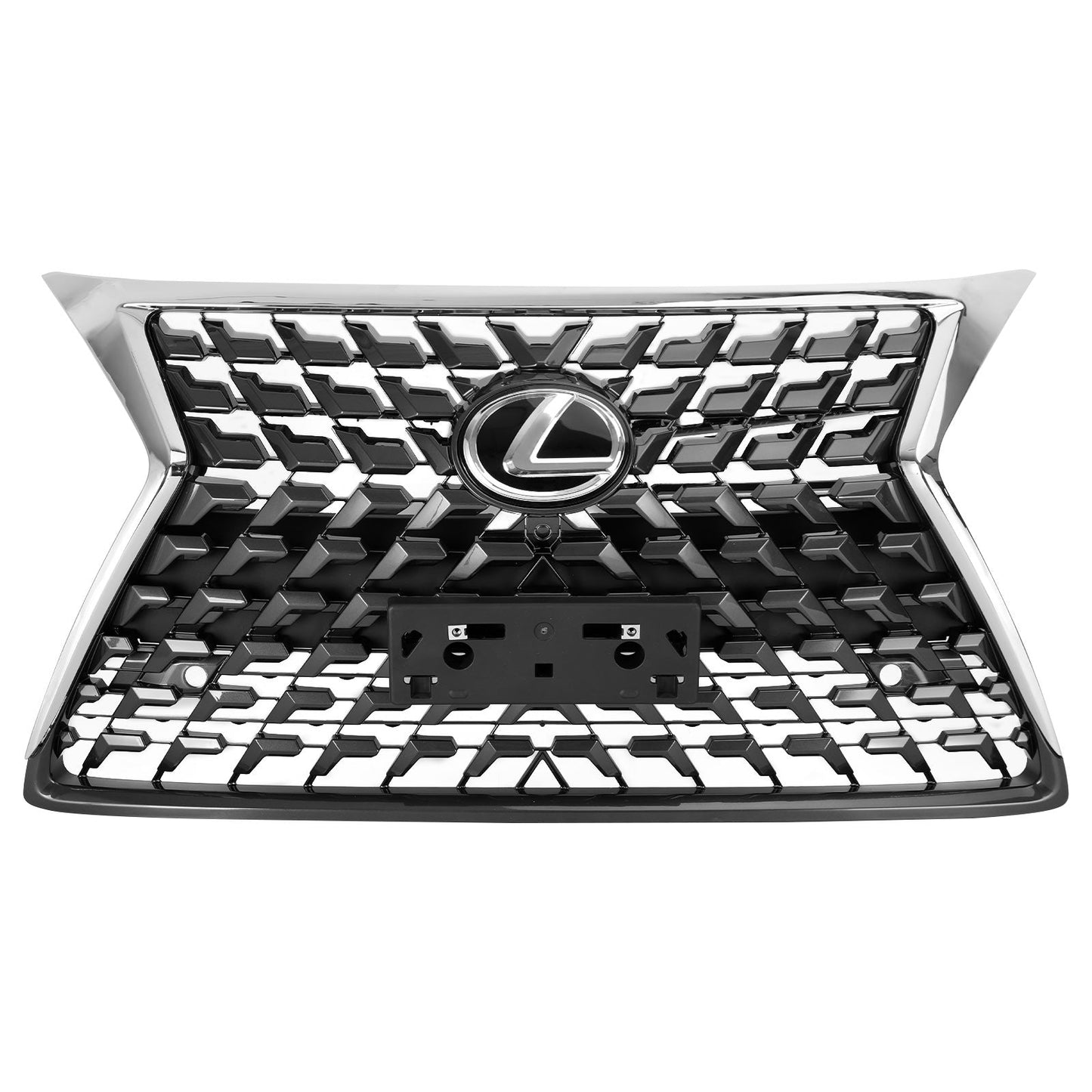 Lexus 2014-2021 GX460 Front Upper Grille Bumper Grill Chrome Black