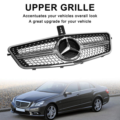2009-2013 Mercedes Benz W212 E-Class 4 Doors Model Front Bumper Grille Replacement Grill