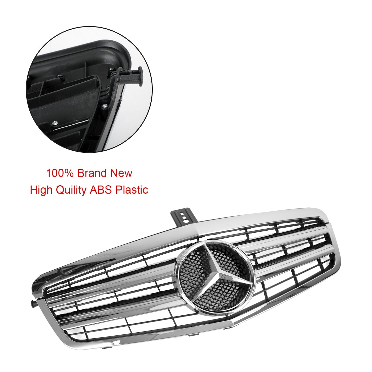 2009-2013 Mercedes Benz W212 E-Class 4 Doors Model Front Bumper Grille Replacement Grill