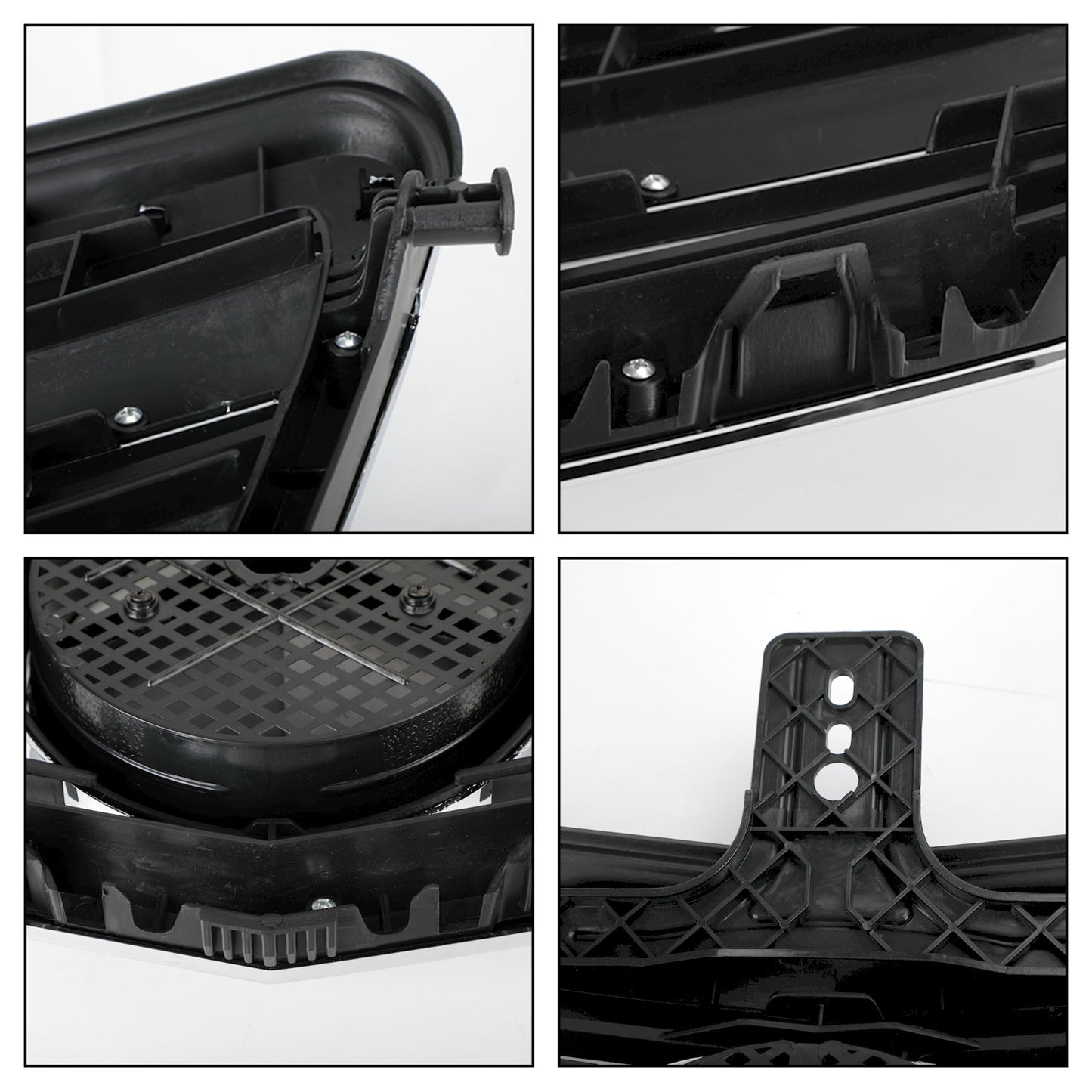 2009-2013 Mercedes Benz W212 E-Class Front Chrome Grille Air Intake Radiator Bumper Replacement Grill