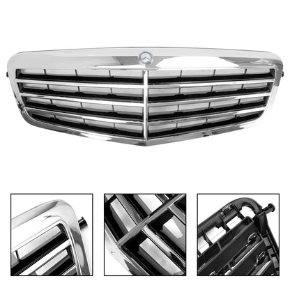 2009-2013 Mercedes-Benz E-Class W212 E350 E550 E63 AMG Chrome Front Grill Grille