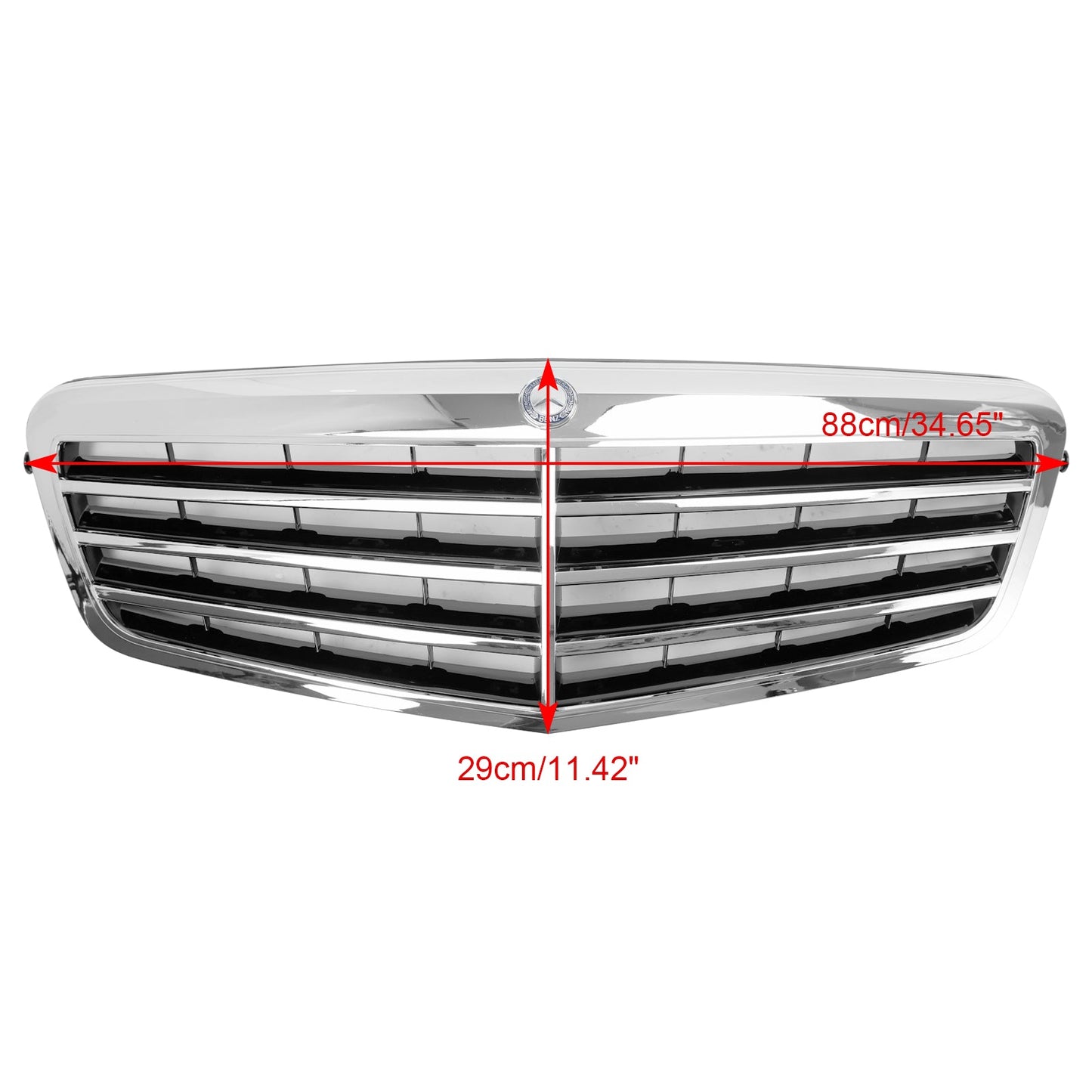2009-2013 Mercedes Benz W212 E-Class 4 Doors Model Front Bumper Grille Replacement Grill