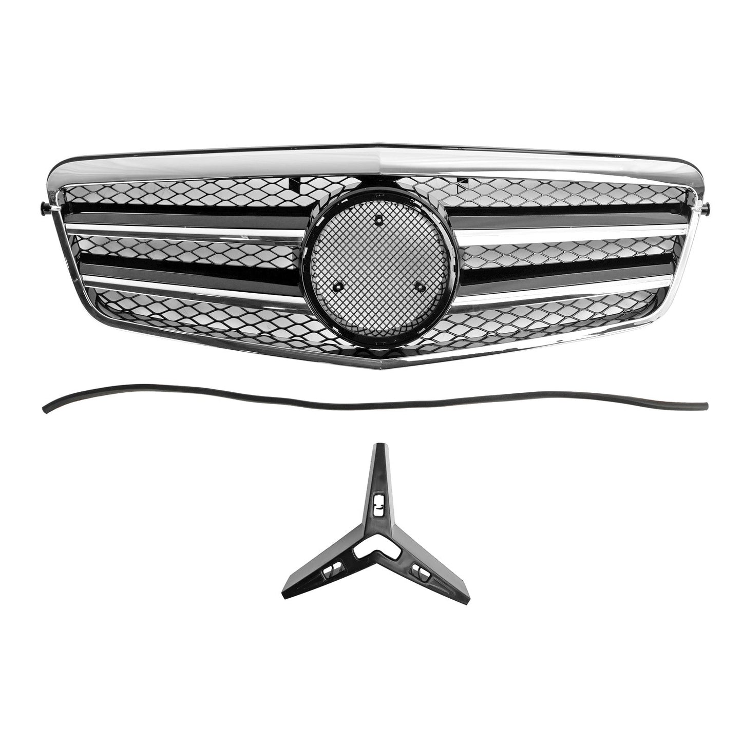 2009.9-2013.2 Mercedes-Benz E-Class W212 E200 E220 E350 E550 E63 AMG Front Bumper Grill Chrome Grille