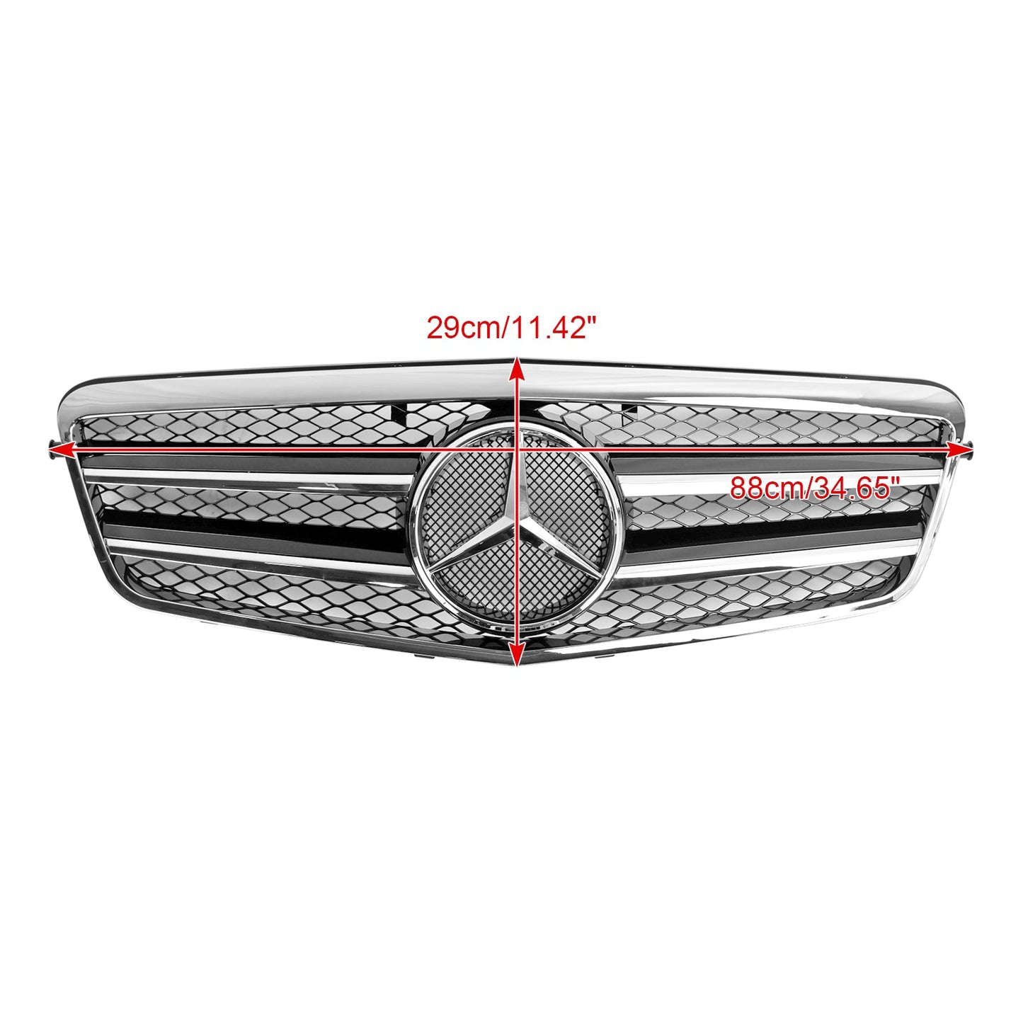 2009-2013 Mercedes Benz W212 E-Class 4 Doors Model Front Bumper Grille Replacement Grill