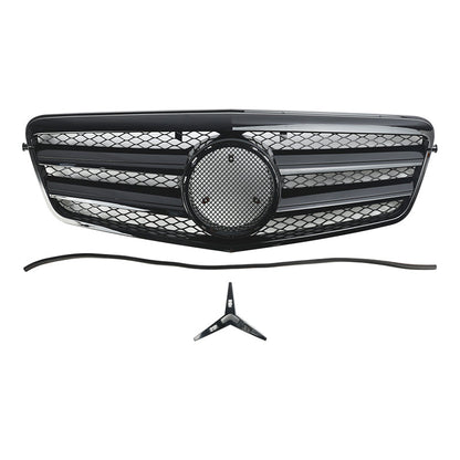 2009-2013 Mercedes-Benz E-Class W212 E200 E220 E350 E550 E63 Front Bumper Grill Black Grille