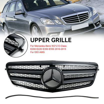 2009-2013 Mercedes Benz W212 E-Class 4 Doors Model Front Bumper Grille Replacement Grill