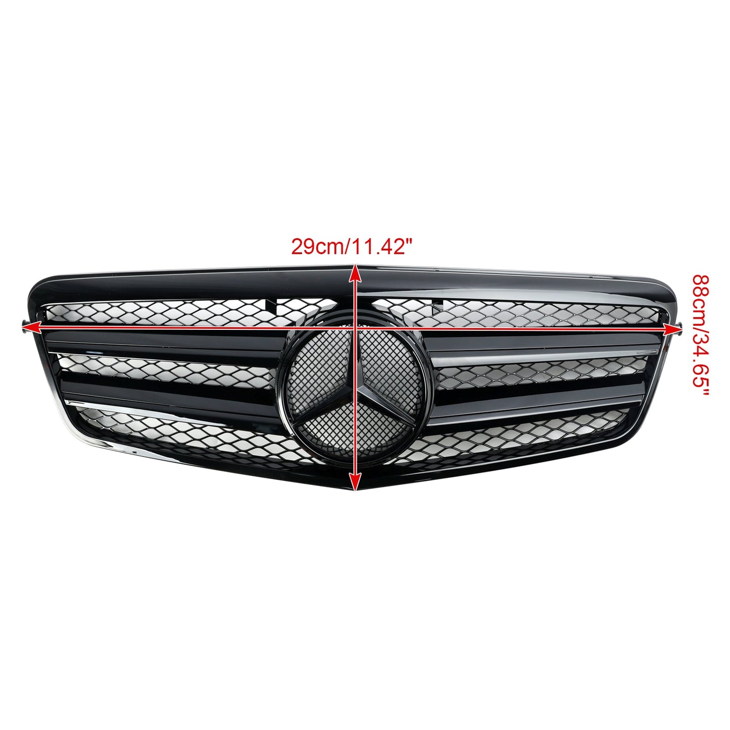 2009-2013 Mercedes Benz W212 E-Class 4 Doors Model Front Bumper Grille Replacement Grill
