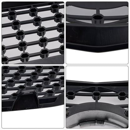 2010-2013 Mercedes Benz E class W212 Diamond Style Grill Front Bumper Replacement Chrome Grille