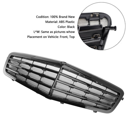 2009-2013 Mercedes Benz E Class W212 E200 E220 E350 E550 Black Grill Front Bumper Replacement Grille