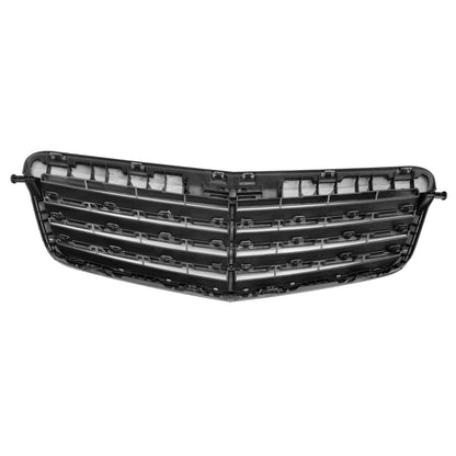 2009-2013 Mercedes Benz E Class W212 E200 E220 E350 E550 Black Grill Front Bumper Replacement Grille