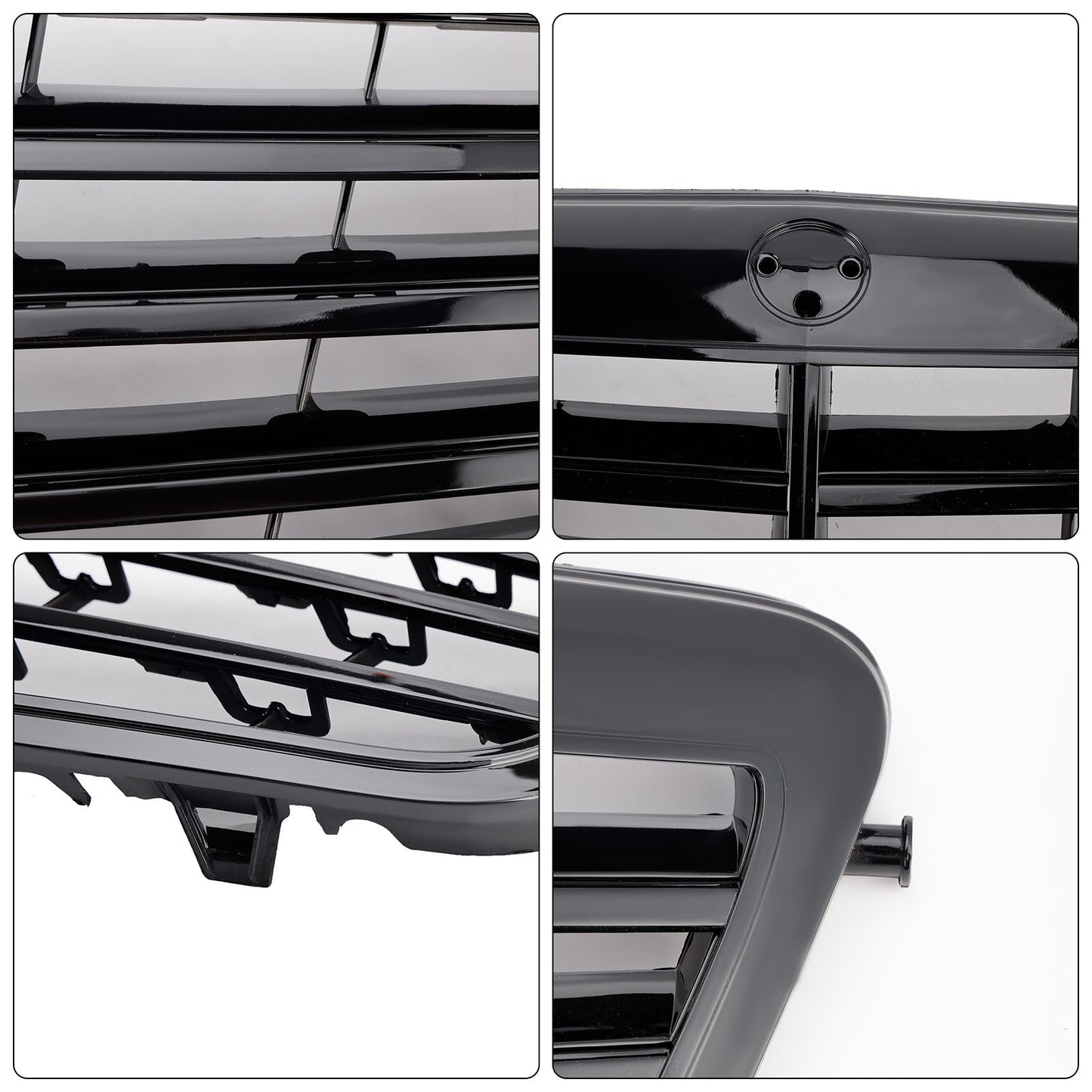 2009-2013 Mercedes Benz E Class W212 E200 E220 E350 E550 Black Grill Front Bumper Replacement Grille